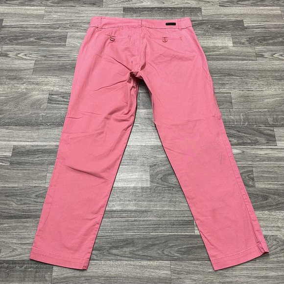 KUT FROM THE KLOTH Taylor Crop Trouser Mid Rise Pink Casual Pants Women's Size 6 - Picture 3 of 14